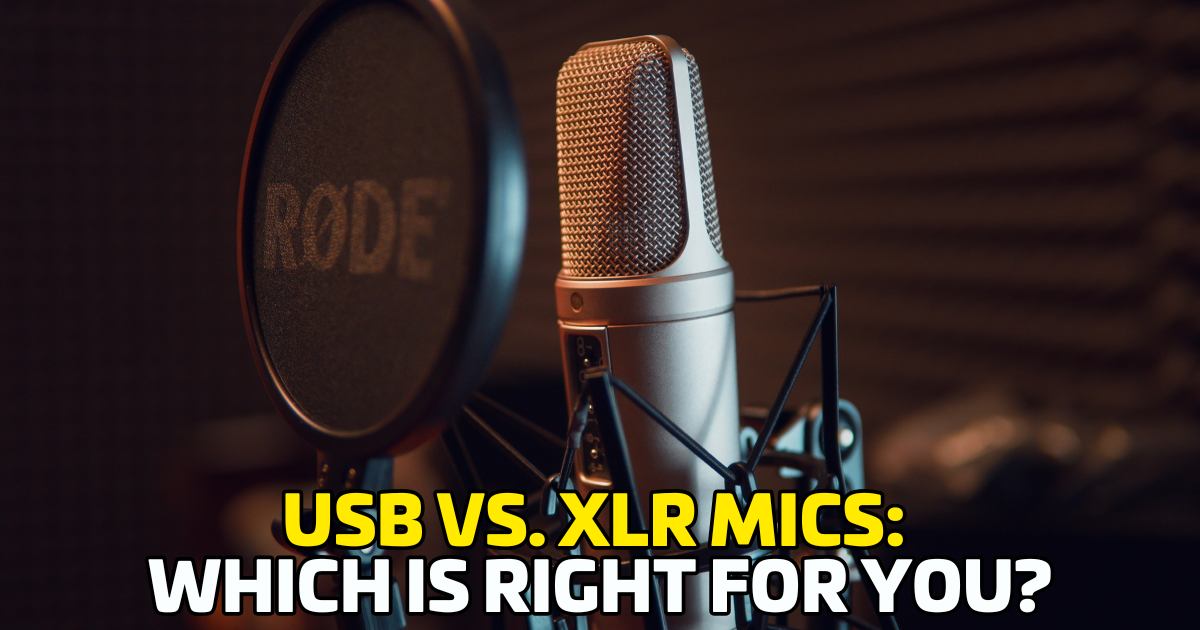 USB vs. XLR Mics: Which Is Right for You?