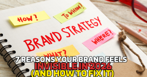 7 Reasons Your Brand Feels Invisible in 2026 (And How to Fix It)