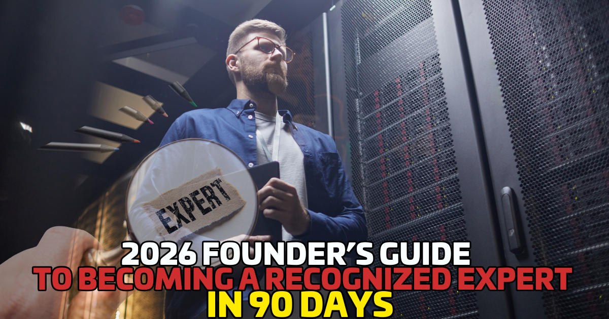 2026 Founder’s Guide to Becoming a Recognized Expert in 90 Days