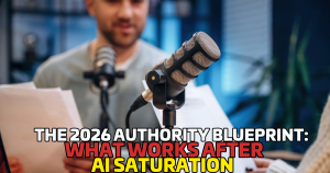 The 2026 Authority Blueprint: What Works After AI Saturation