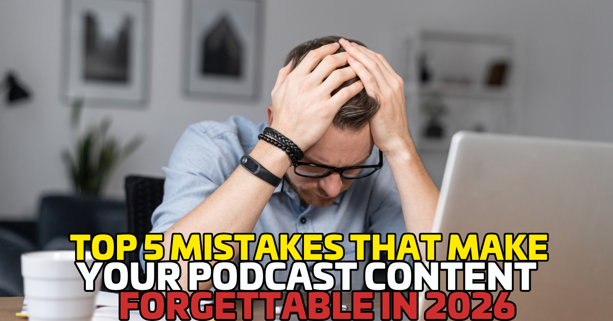 Top 5 Mistakes That Make Your Podcast Content Forgettable in 2026