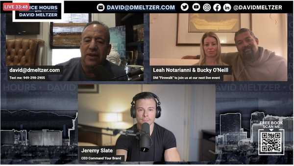 Jeremy Ryan Slate on The David Meltzer Show - podcast appearance booked by Command Your Brand