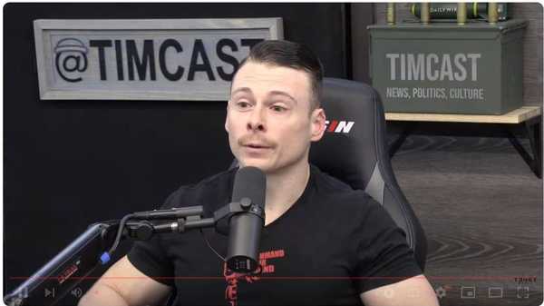 Jeremy Ryan Slate on Timcast IRL with Tim Pool - podcast booking agency Command Your Brand